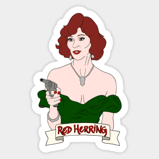 Miss Scarlet and Communism Sticker